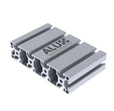 Alux Perfil de Aluminio Ranurado 40160 40x160mm Ranura en T 8mm Plata Anodizado
