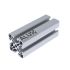 Alux Perfil de Aluminio Ranurado 4040 40x40mm Ranura en T 8mm Plata Anodizado