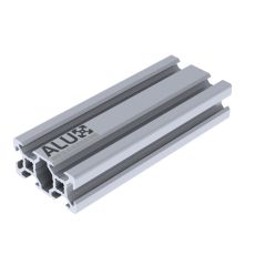 Alux Perfil de Aluminio Anodizado Plata V-slot 2040 20x40mm Ranura en V 6mm