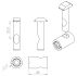 Conector central 10 0 grados
