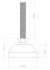 pata ajustable 40 mm rosca M8