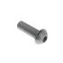Render de tornillo de cabeza abombada con hexágono interior M5x8 ISO 7380 acero zincado