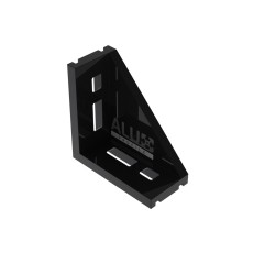 Escuadra de esquina 3060 negra