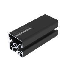 Negro Alux Perfil de Aluminio Ranurado 4040 3T 40x40mm Ranura en T x3 8mm Negro Anodizado